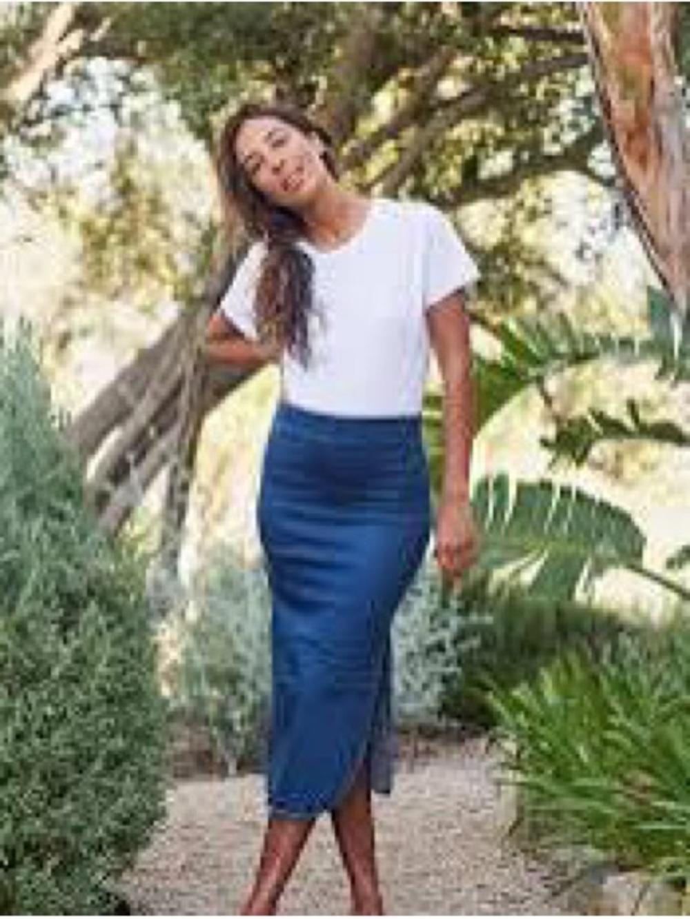 Frank & Eileen Donegal  Unforgettable Blue Denim Skirt